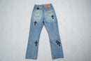 Calça Jeans Chrome Hearts Sex