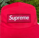 Boné Supreme Military Camp Red